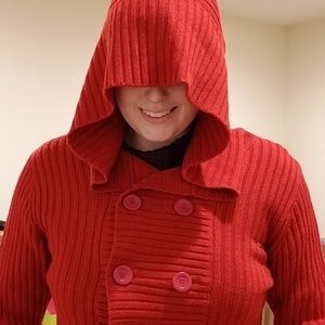 A Little Red Hooded Sweater